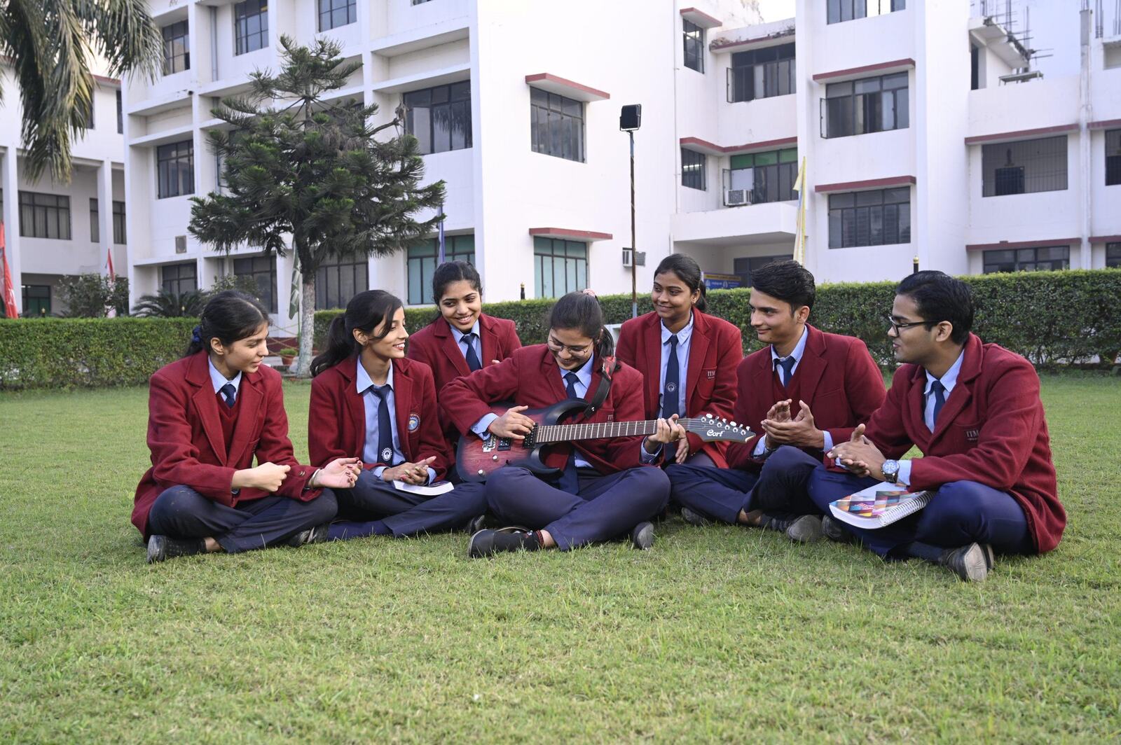 ITM campus lawns and academic blocks